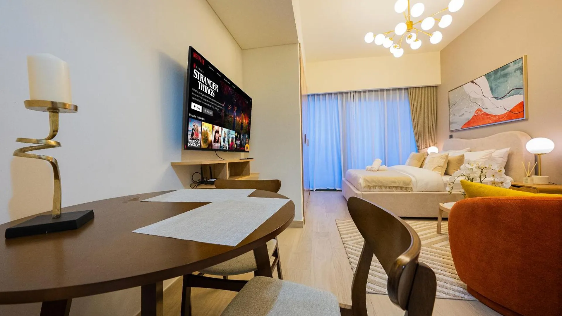Elegant Studio With Pool Access & Private Terrace Dubai
